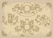 Cupids illustration set