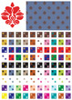 Vector EPS8 Drag and Drop Swatches for Wallpaper Backgrounds