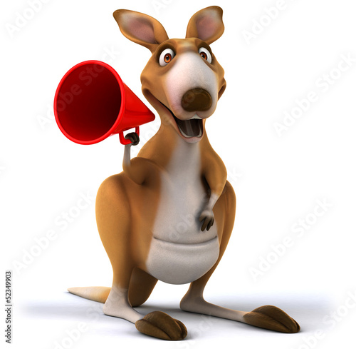Illustration: Fun kangaroo Fun kangaroo