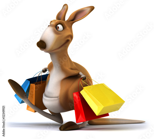 Illustration: Fun kangaroo Fun kangaroo
