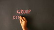 Group Dynamics Chalk Drawing