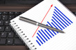 Photo: chart in notebook chart in notebook