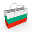 Packet with flag of Bulgaria.