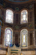Interior of the Hagia Sophia in Istanbul. Turkey