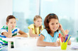 Sitting at lesson