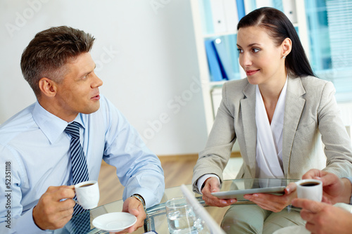 Photo: Business discussion Business discussion