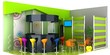 Exhibition Stand Kiosk Interior Exterior