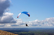 Photo: paraglider over Dartmoor paraglider over Dartmoor