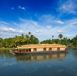 Houseboat on Kerala backwaters, India