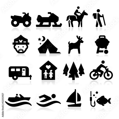 Vector: Recreation Icons Recreation Icons