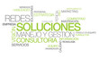 Illustrazione: Soluciones redes manejo y gestión consultoría nube de etiquetas Soluciones redes manejo y gestión consultoría nube de etiquetas