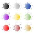 Bunte Farbkleckse