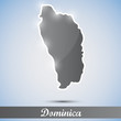 shiny icon in form of Dominica