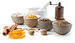 spices in a small ceramic cups