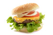 Vegetarischer Cheeseburger