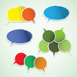 Colorful Labels, Tags, Speech Bubbles