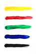 paint color on white background
