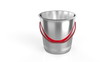 Empty ice bucket on white background