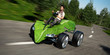 Green power attitude  3d illustration