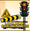Under construction, vector illustration