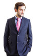 Cutout portrait of a businessman