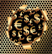 Abstract money background