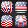 Vector: Set of American apps icons Set of American apps icons