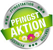 Button Banner "Pfingstaktion" grün/silber