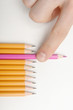 Take the pink pencil