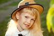 Closeup portrait of girl