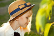 Closeup portrait of girl