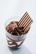 Photo: Semifreddo con cioccolato fondente e cioccolato bianco Semifreddo con cioccolato fondente e cioccolato bianco