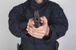 policeman with gun
