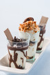 Desserts, close-up, fuoco selettivo