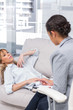 Woman and therapist during session