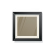 Modern black frame and glass empty, vector