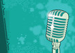 vintage microphone illustration