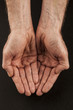 Begging hand open