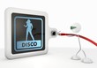 3d graphic of a personal id icon with futuristic 3d character