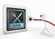 3d graphic of a personal id icon with futuristic 3d character