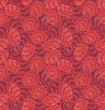 Feathers seamless ornate pattern