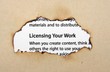 Licensing your work