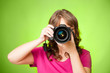 Photographer with camera