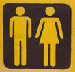 Toilet sign