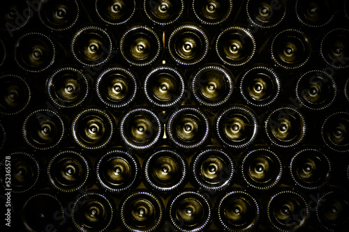 Old bottles of red wine Old bottles of red wine