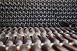 Old bottles of red wine