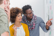 Young team of designers