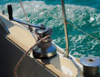 Yacht in the open sea