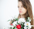 Attractive young woman standing