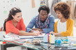 Fashion designers working together